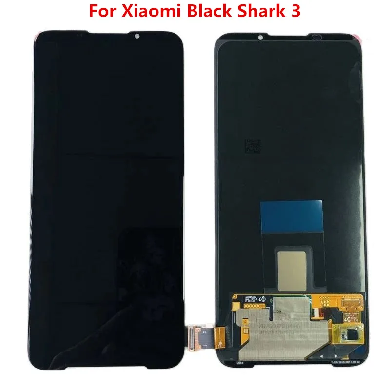 Pantalla AMOLED Original de 6,67 pulgadas para Xiaomi Black Shark 3, pantalla LCD + MONTAJE DE digitalizador con pantalla t&aacute;ctil, cristal de repuesto-0