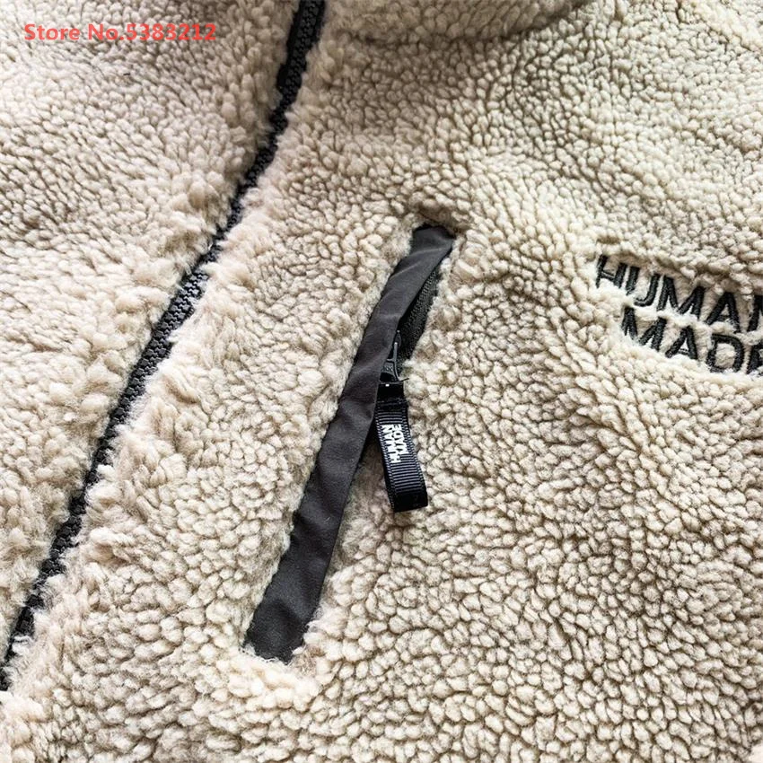 Куртка-бомбер зимняя из берберского флиса на молнии с подогревом | Мужская одежда