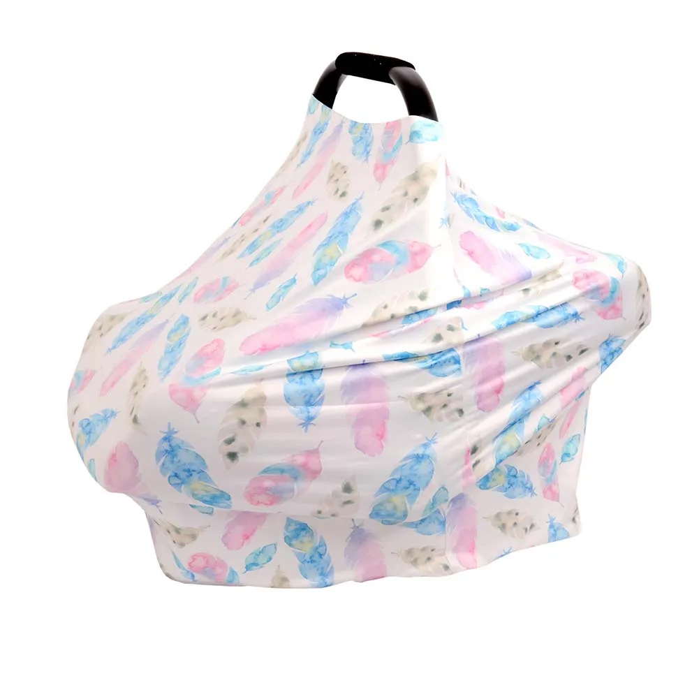 

Nursing Cover Car Seat Canopy for Babies Infant Breastfeeding Scarf High Chair Stroller Baby Carrier Cover Soft Shower Gifts