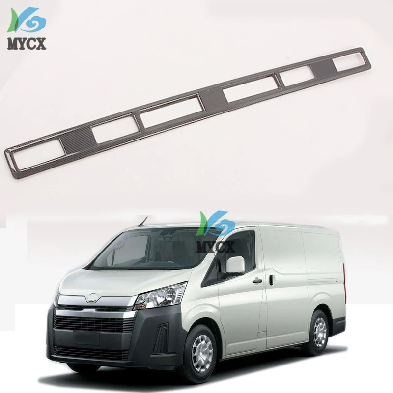 

For Toyota HiAce Granvia Commuter 2019 2020 Rear Air Conditioner Vent Cover AC Outlet Frame Trim Car Outer Interior Accessories