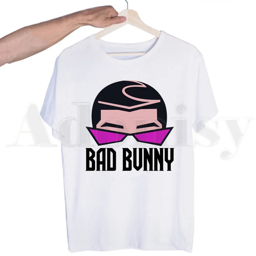 Модные мужские футболки Bad Bunny в стиле хип-хоп модные летние Забавные Харадзюку |