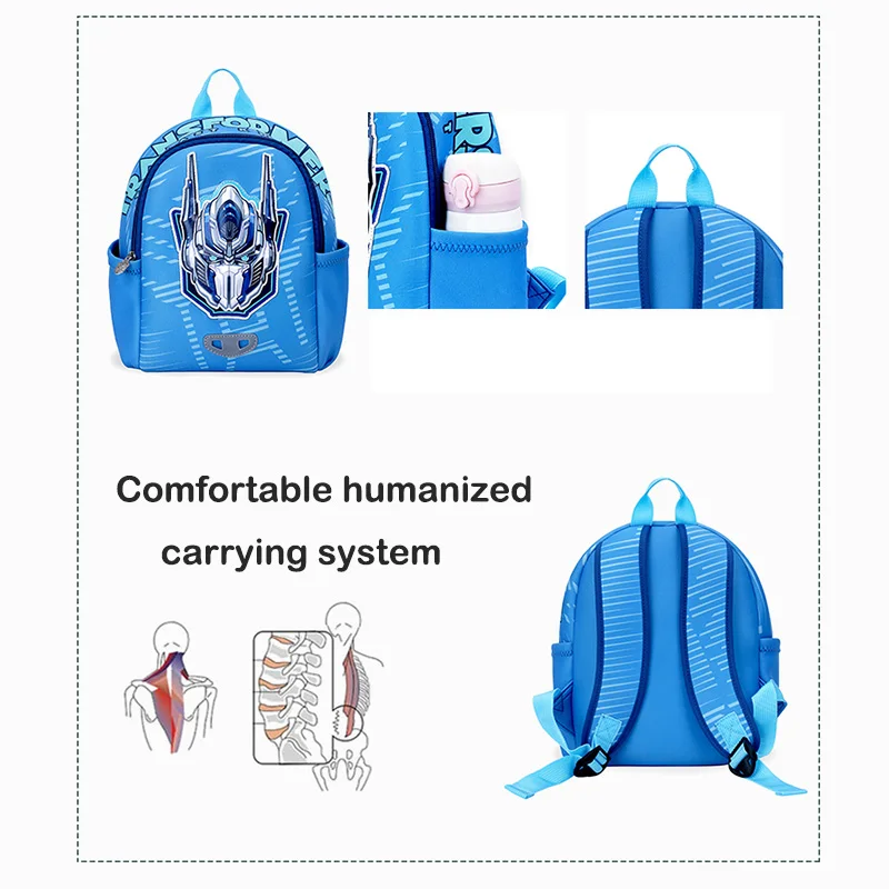 Детский рюкзак с рисунком трансформеров унисекс школьный водонепроницаемый