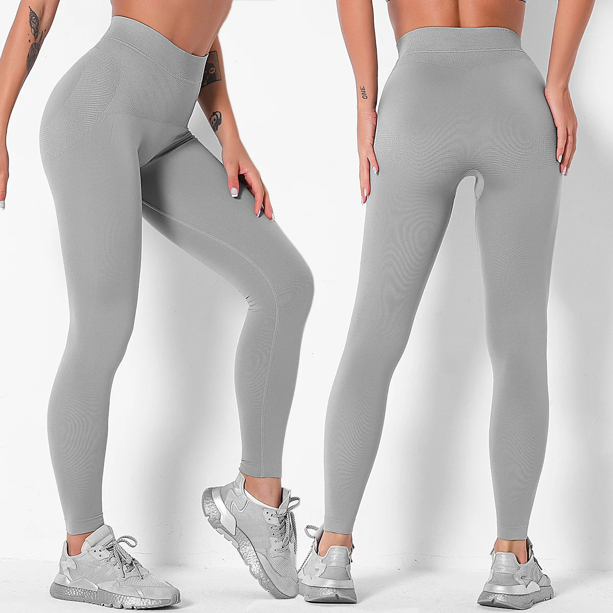 

Seamless Workout Leggings Sports Women High Waist Fitness Pants Comfortable Trouser Gym Clothing Yoga Tights Sportswear Solid