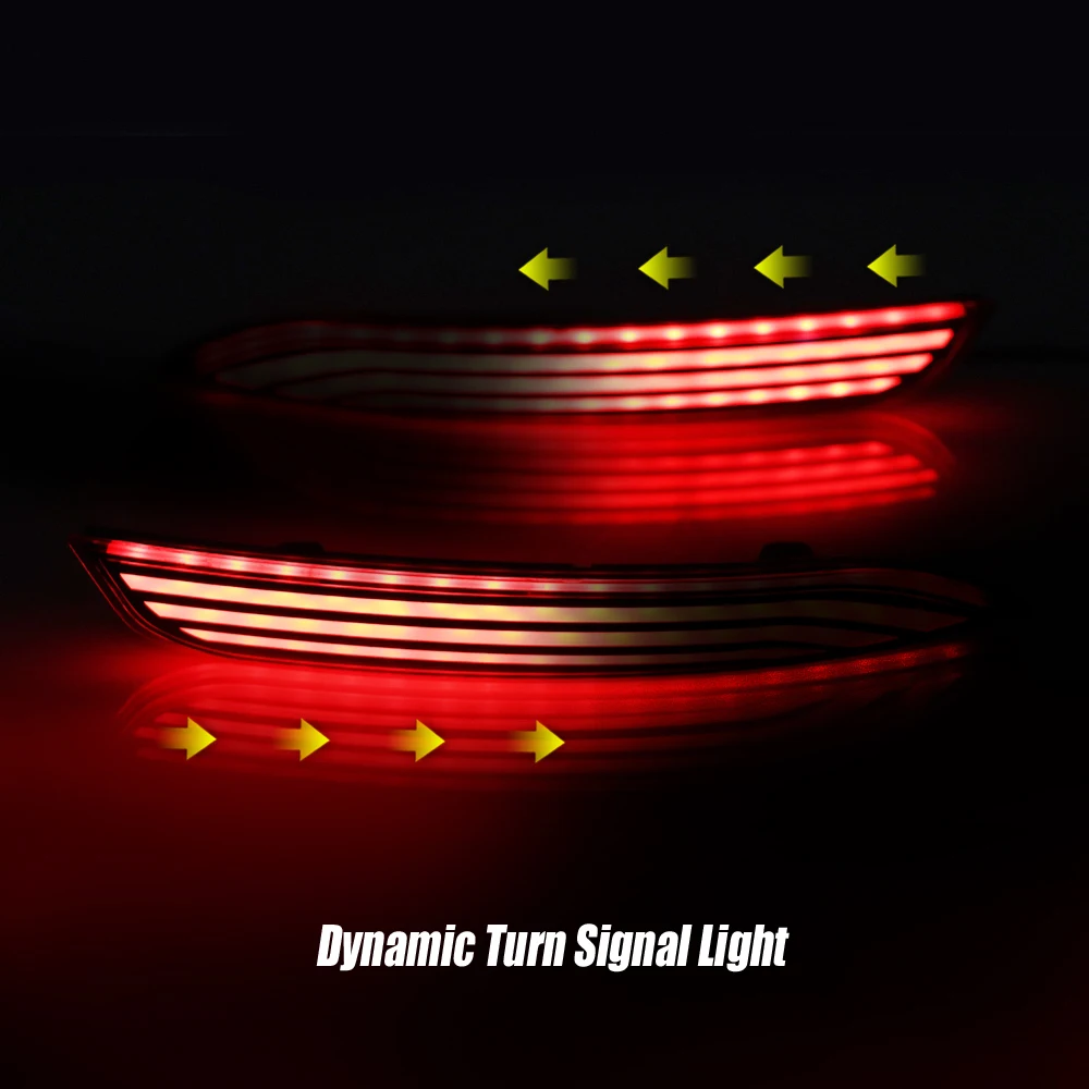 Светодиодная отражающая лампа для заднего бампера динамический сигнал поворота
