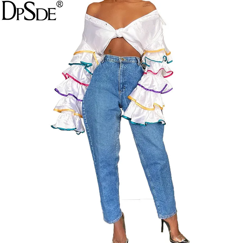 Весенняя женская рубашка 2020 Лидер продаж модная в стиле хип хоп с длинным рукавом