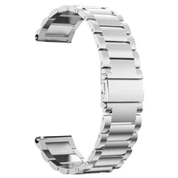 22mm 20mm universal band for samsung galaxy watch 42 46mm galaxy watch 3 45mm 41mm stainless steel for amazfit bip gtr straps