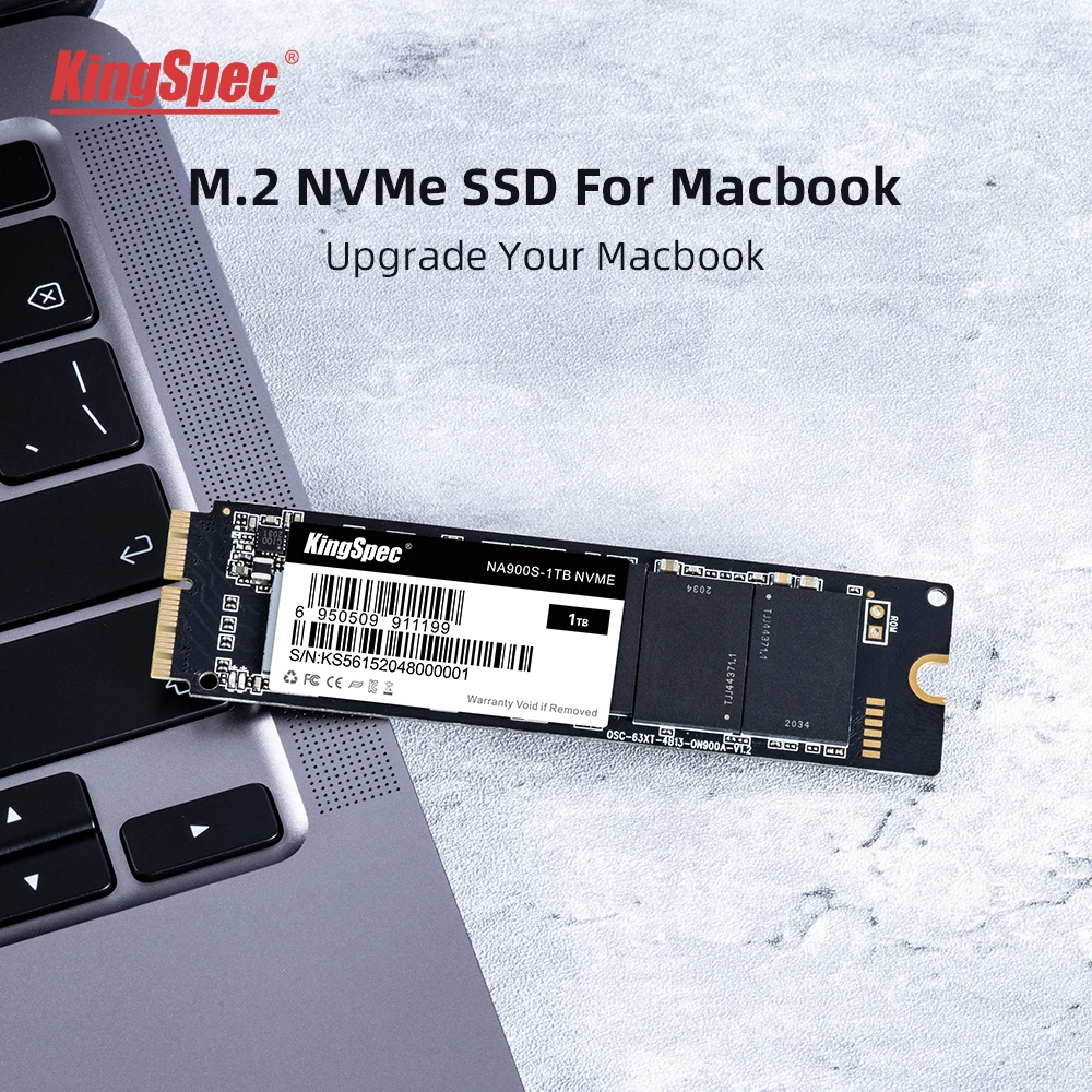 Твердотельный диск Kingspec M2 NVME SSD для MacBook Pro Air Retina 256 ГБ 512 ТБ PCIE HDD 2013 2014 2015 A1502 A1398 A1465