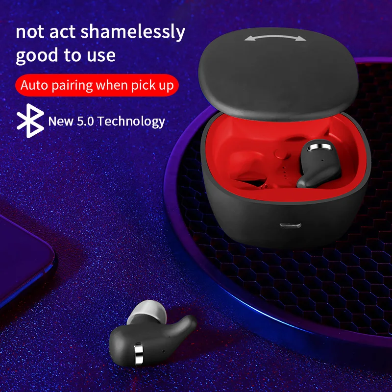 

TWSearphone BA2 Macaron Wireless Bluetooth 5.0 Earbuds 9D Stereo Handfree Headphones With Microphone Charging box For Smartphone