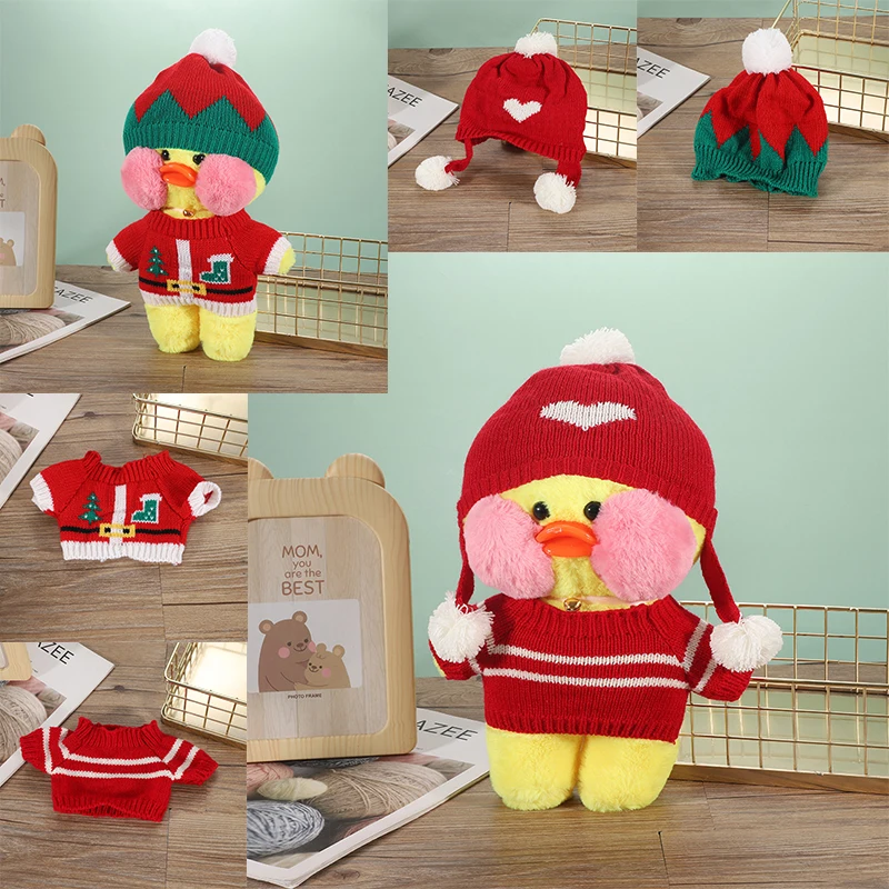 Рождественская утка Мини-кулафан утки плюшевые игрушки Аксессуары для 30 см КАФЕ