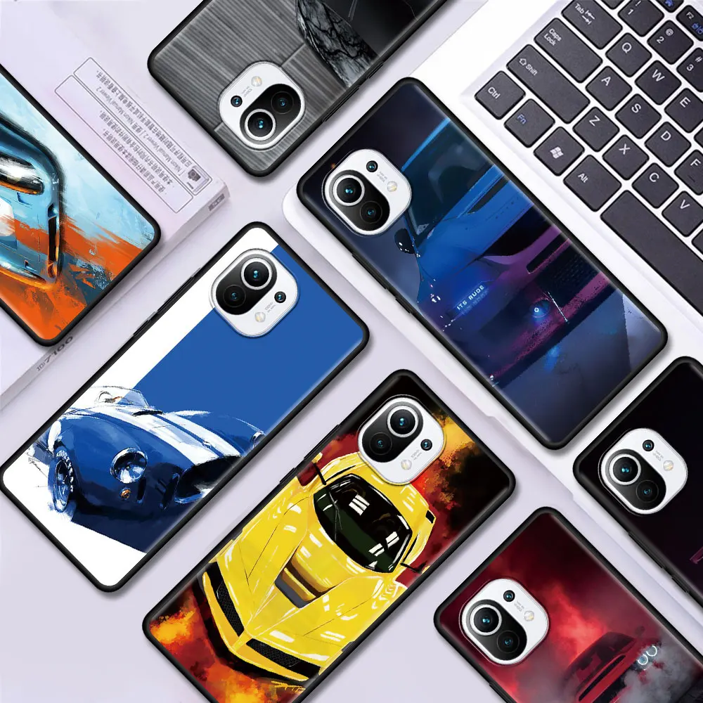 

Car Luxury Glam Silicone Case for Xiaomi Mi 10T Pro Note 10 11 Lite 5G 9T A2 8 Lite CC9 Pro CC9E 9 Pro 5G Back Phone Cover