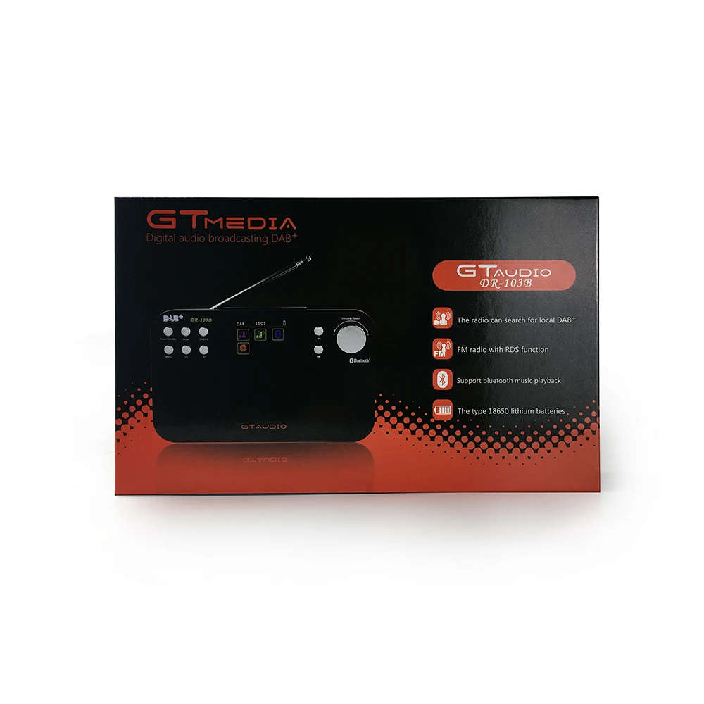 GTMEDIA DR 103 DAB + спутниковый приемник портативный цифровой FM стерео радиоприемник с 2