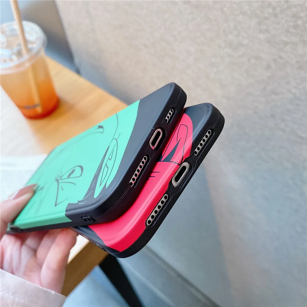 

Cute Anime One Piece Zoro Luffy Phone Case For iphone 12 mini 11 Pro X XS Max XR 7 8 Plus SE2 Cool Cartoons Silicon Soft Cover