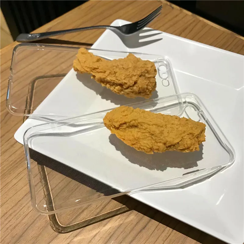 Новый 3D Рисунок куриные ноги чехол для телефона Iphone XS MAX прозрачный