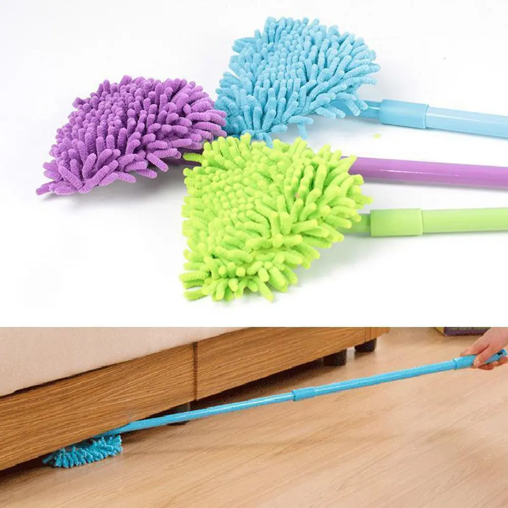 Triangular Cleaning Mop Adjustable Spin Scrubber Tool Handheld Tub Tile Floor Wall Clean Mop Home Cleaning Supplies