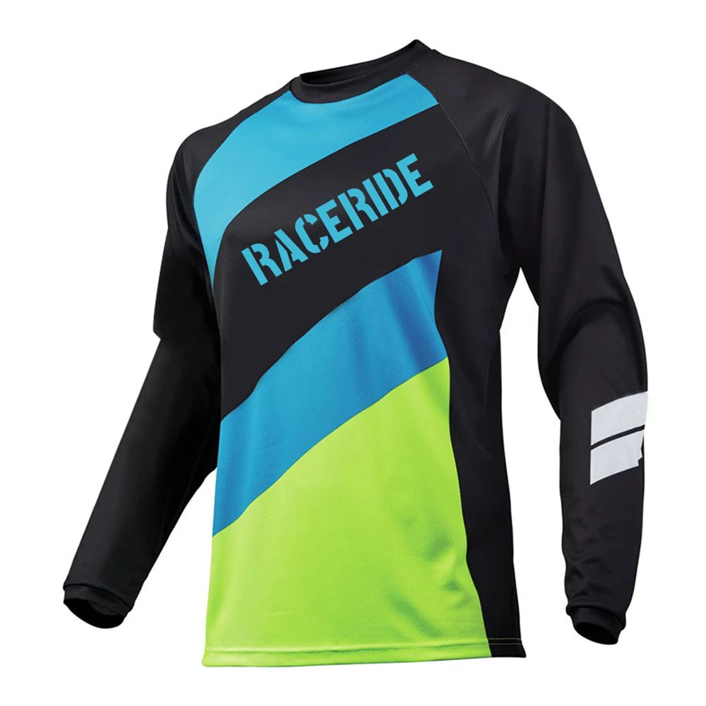 

Pro Team Cycling Clothes MTB Comfortable Jersey Anti-Wrinkle Spring/Autumn Men Racing Sleeve Male Motorcycle Bike Mountain Shirt