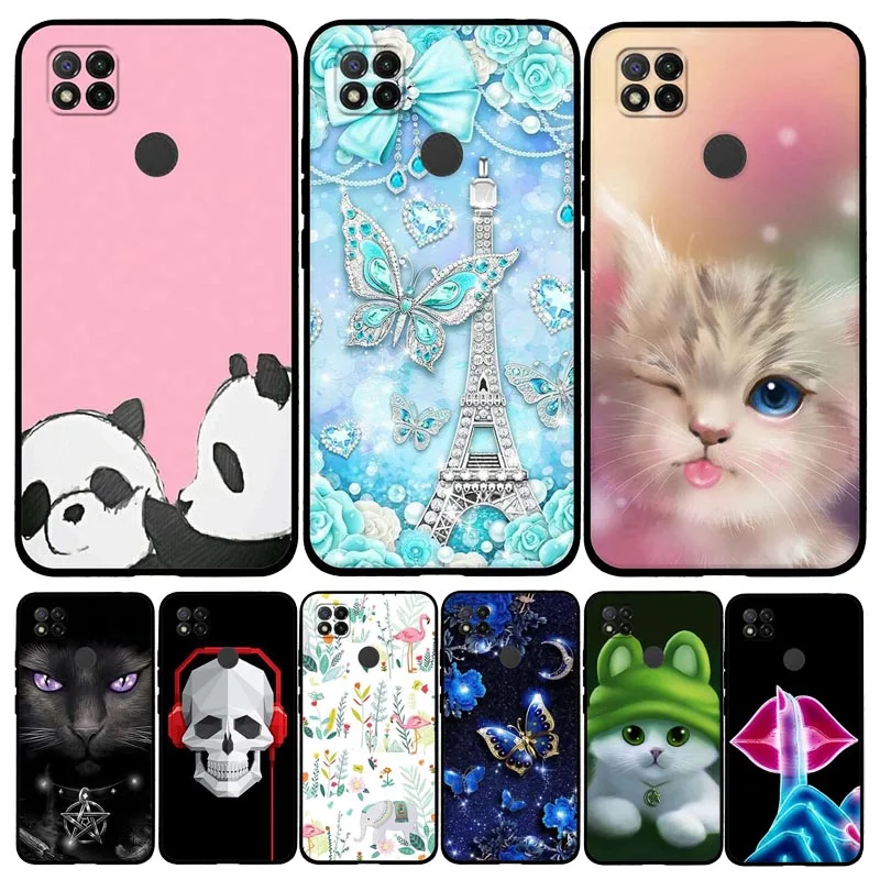 Чехол для Redmi 9C 9 C Redmi9c мягкий силиконовый чехол из ТПУ Xiaomi Pandas C|Бамперы| |