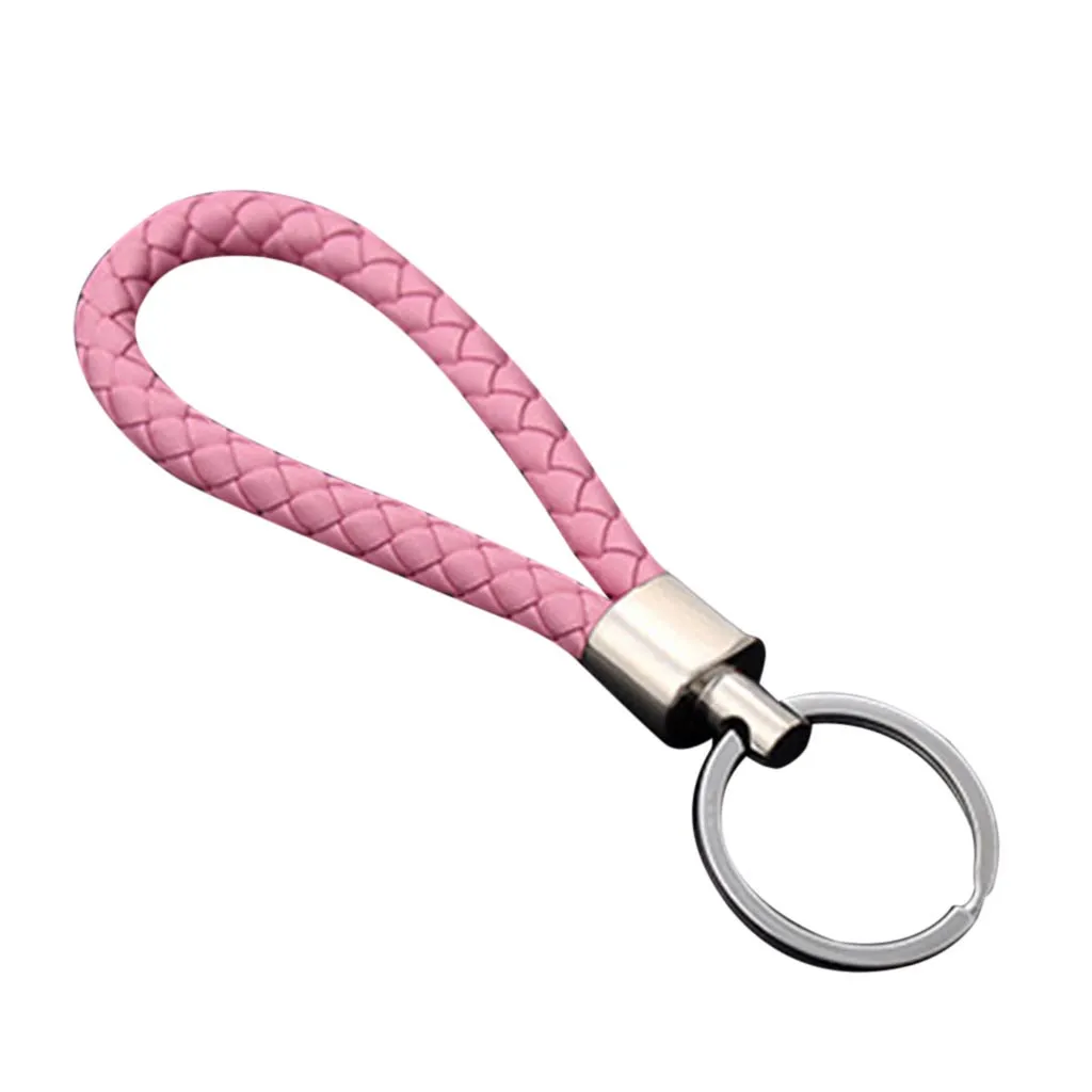 Модный хит Для мужчин женщин кожаного брелка для ключей брелок автомобиль