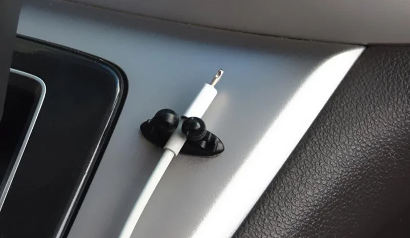 8 шт. автомобильное зарядное устройство линия застежка автомобильный зажим для