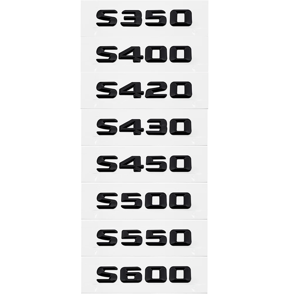 

Автомобильные наклейки для Mercedes Benz S350, S400, S420, S430, S450, S500, S550, S600, W211, W210 AMG, украшение автомобиля, аксессуары для крыльев, эмблема