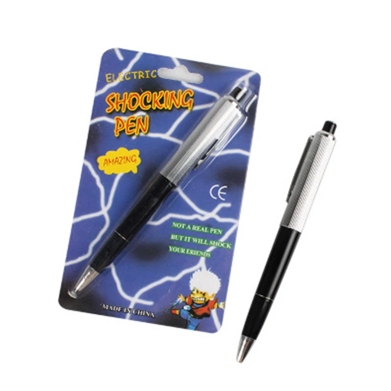 1 шт. электрическая ударная ручка игрушка розыгрыш Забавный трюк забавный гаджет
