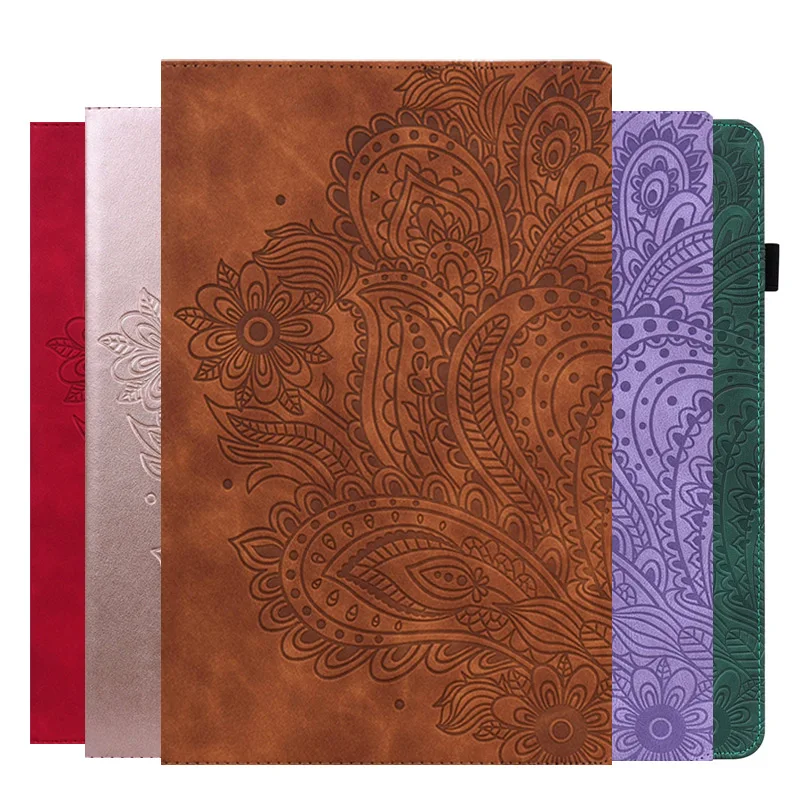

Tablet Case For iPad 6th 5th Generation 9.7 2017 2018 Case Peacock Flower PU Leather Cover For iPad Air 1 Air 2 9.7 inch Cases