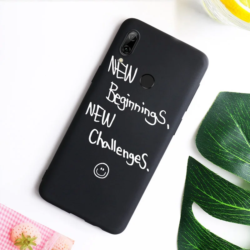 Love Heart cute Phone Case For Huawei Honor 10 lite Y5 2018 Y6 Prime 2019 8X 7A Pro 7C P20 Lite Soft Full Back Covers |