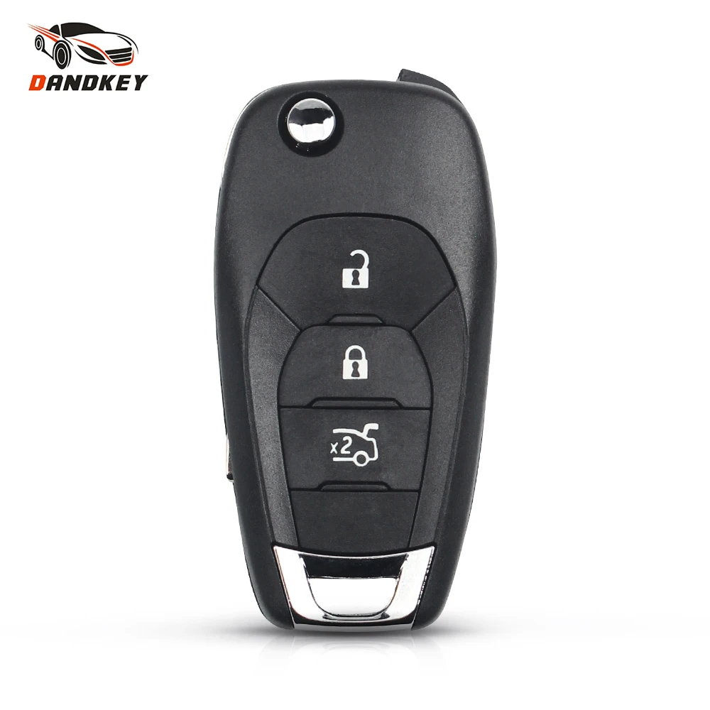 Dandkey Fob 3 кнопки складной чехол для Chevrolet Captiva Cruze Aveo Spark Замена HU100 необработанное