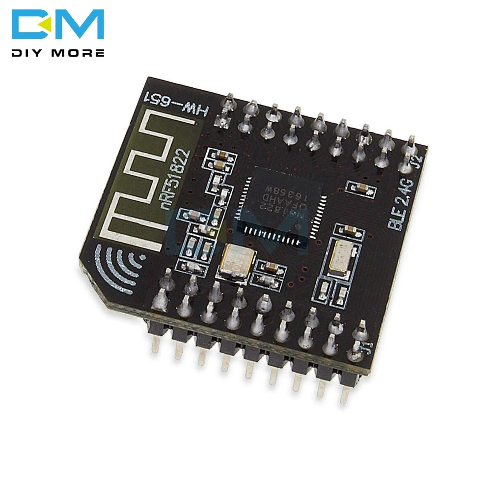 NRF51822 модуль 2 4G Беспроводная связь Bluetooth 4 0 Zigbee DMX512 плата | Электронные компоненты