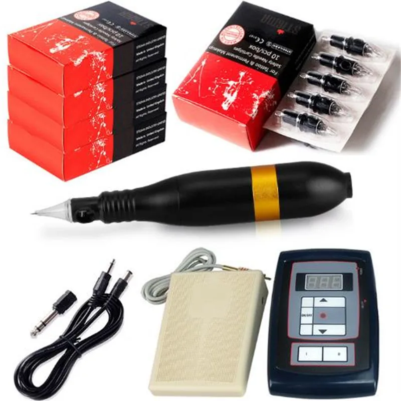Новая электрическая тату ручка с мотором одной иглой|Тату-машинки| |