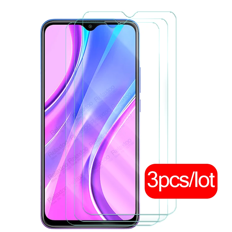 

3pcs glass redmi 9 protective Glass For xiaomi redmi 9 redmi9 on redmy readmi 9 6.53" screen protector tempered glas safety Film