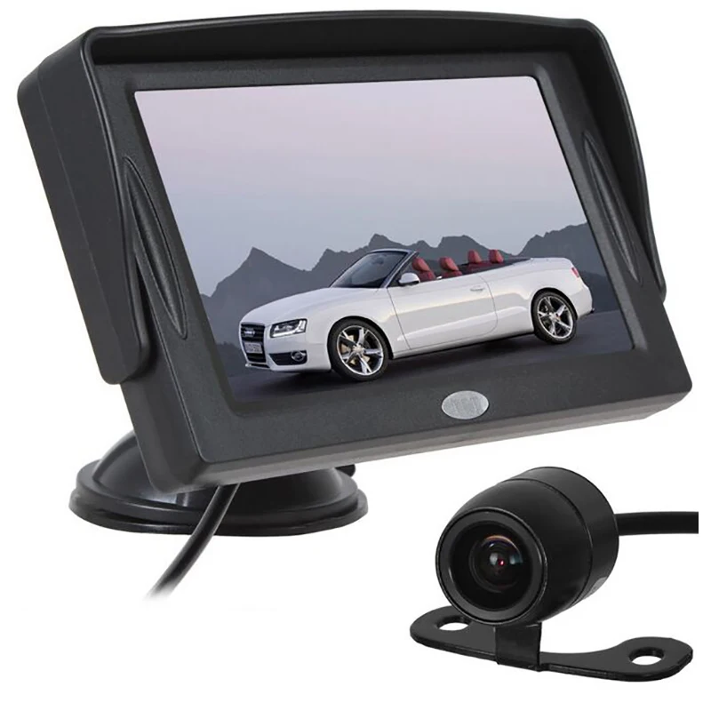 4 7 дюймовый цветной TFT ЖК монитор XYCING для автомобиля парковочный заднего вида + 18