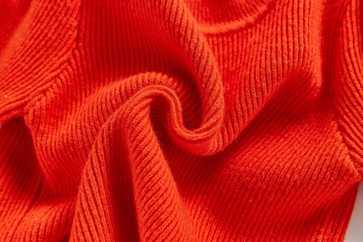 

2021 spring and autumn baby girl knitted pullover sweater lantern sleeve knitted top toddler girl sweater