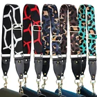 Регулируемая сумка на ремне из ПУ кожи, широкая сумка на ремне, Сменный ремень, сумка на ремне с леопардовым принтом, ремни для сумок correa bolso