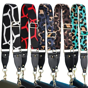 Регулируемая сумка на ремне из ПУ кожи, широкая сумка на ремне, Сменный ремень, сумка на ремне с леопардовым принтом, ремни для сумок correa bolso