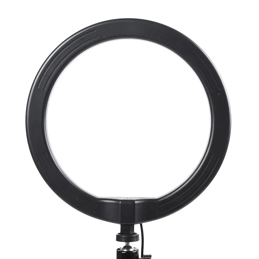 Светодиодный кольцевой светильник для фотосъемки лампа 26 см с регулируемой