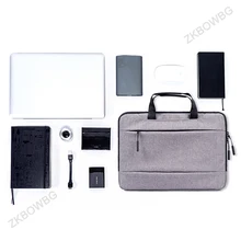 Laptop Sleeve for Macbook Pro Air for ASUS Lenovo HP Dell 13 13.3 14 15.4 inch Portable Zipper Briefcase Computer Pocket Bag