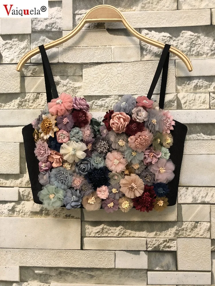 

топ faux bras Applique Floral Corselets Women's Bachelorette Bustier Bra Cropped Top Wedding Bralette Vest Corset топик женский