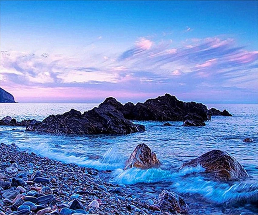 

14/16/18/28 вышивки крестом Полный Круглый дрель 5D DIY алмазная живопись "L1494 морским рисунком" 3D Вышивка крестом