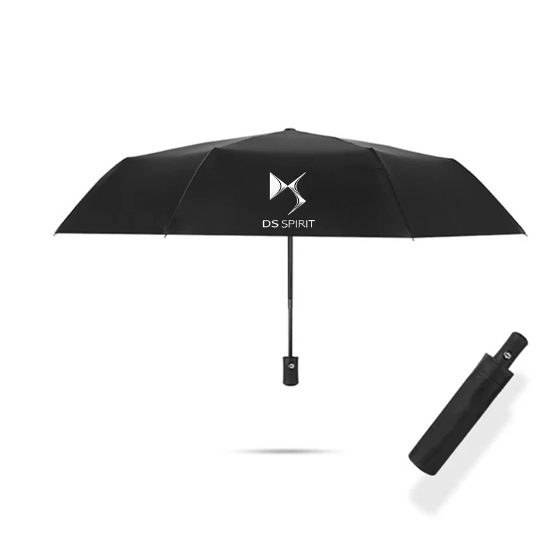 

For DS Spirit DS3 DS4 DS4S DS5 Automatic Umbrella Rain Portable Auto Emblem Business Umbrella Black Bumbershoot Parasol Sunshade