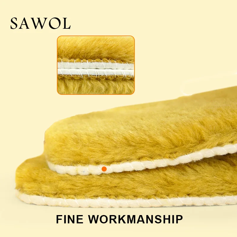 SAWOL/теплая обувь с увеличенной стелькой подкладка из толстого плюша для женщин и