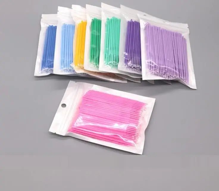 

100 Комплекты 100 шт./компл. одноразовая щетка для ресниц для наращивания ресниц карандаше-аппликаторе тушь для ресниц Макияж Кисти SN14