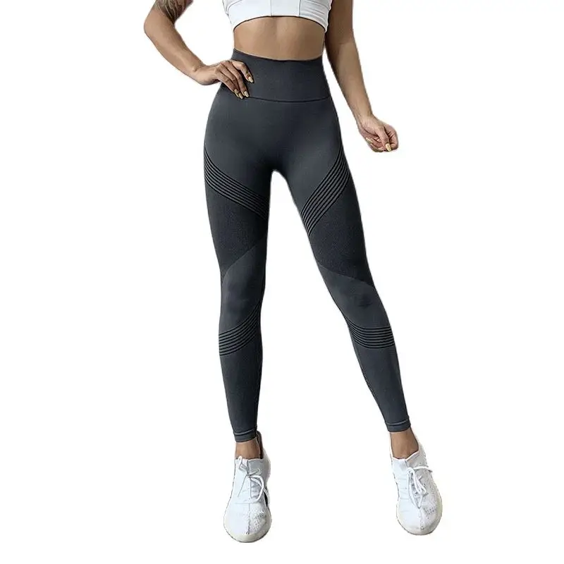 

Women Leggings High Waist Peach Hips Gym Leggings Quick-drying Sports Stretch Fitness Pants