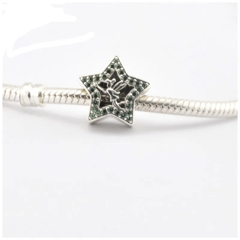 

Flying Elf Charm Star Crystal Beads for Charm Jewelry Making Clear CZ Silver 925 Jewelry Fashion Beads for Charms Bracelets