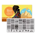 Набор для стемпинга ногтей BeautyBigBang, геометрический, Египетский, мультяшный, абстрактный дизайн ногтей, Фотоэлементы