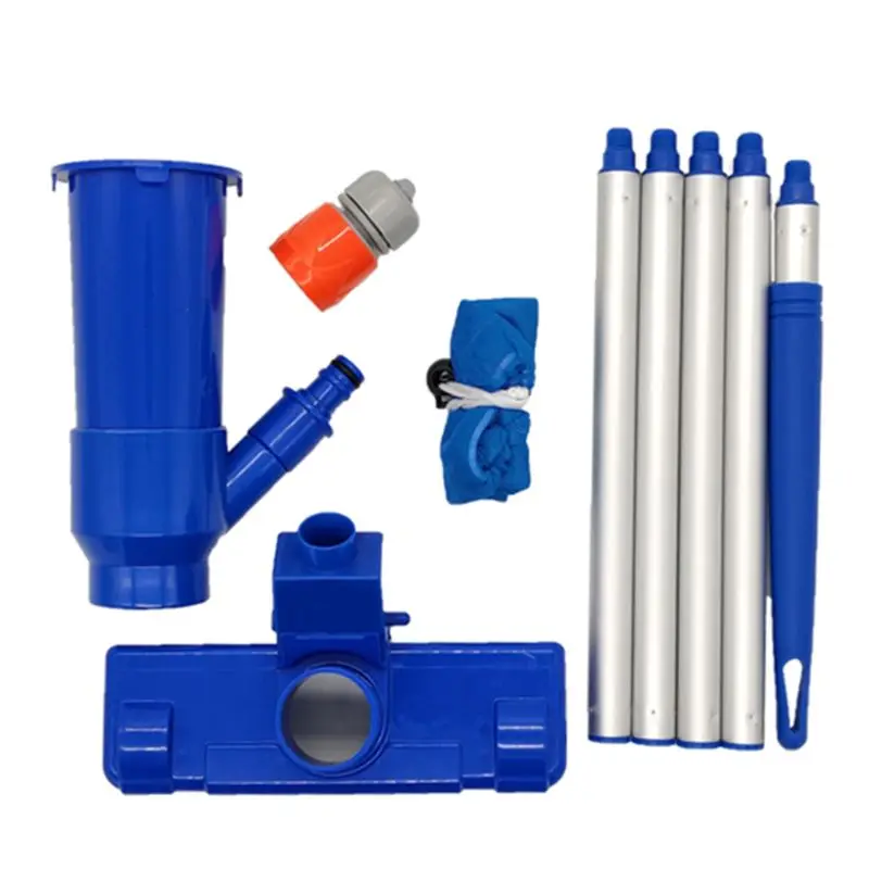 

Pool Supply Portable Deluxe Jet Pool Vacuum Underwater Cleaner with 5 Section XXUF