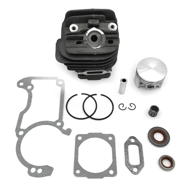 

44.7mm Big Bore Cylinder Piston & Oil Seal Gaskets Kit Fit For 026 026PRO MS260 Chainsaw Top End Parts