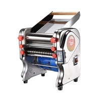 electric dough roller stainless steel dough sheeter commercial pasta maker machine 220v roller and blade changeable 5 0