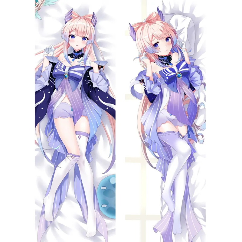 

Anime Genshin Impact Kokomi Bedding Huggable Dakimakura Female Cosplay Body Otaku HD Printed Pillow Cover DIY Custom Pillowcase