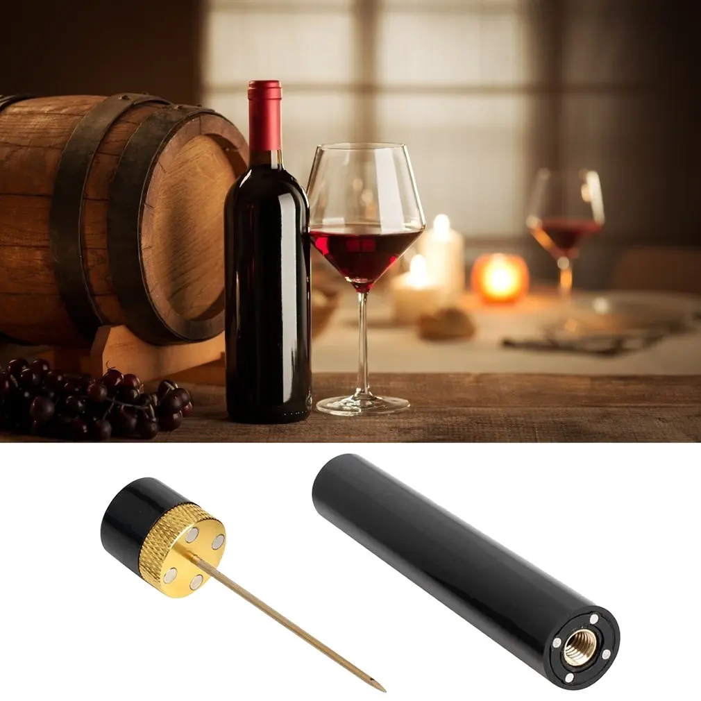 

Открывалка для бутылок с пластиковым корпусом, инструмент для открытия воздушного насоса, штопор пробки из нержавеющей стали с воздушным д...