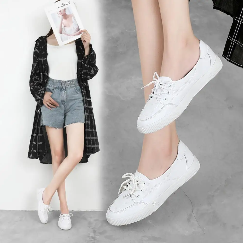 Женская Повседневная обувь удобные белые кроссовки телесного цвета модная